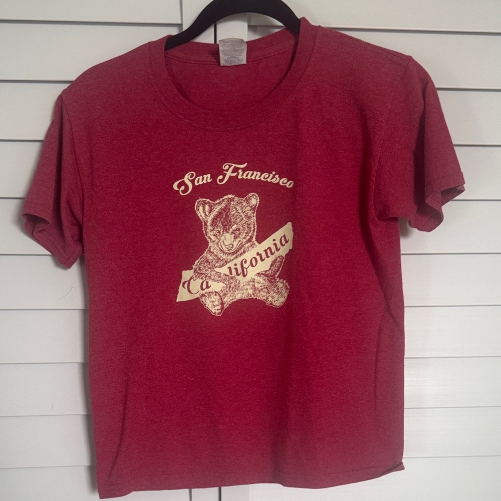 Red San Francisco Bear T-Shirt